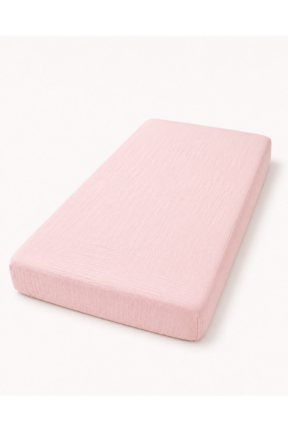 Müslin Lastikli Bebek Çarşafı 70x120 cm [Renk: Pembe]