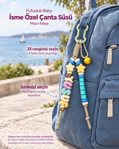 İsme Özel Çanta Süsü – Neşe Serisi